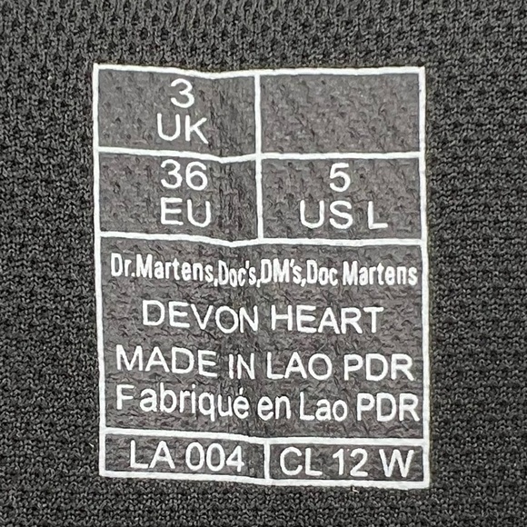 Brand New: Dr. Martens Devon Heart Platform Ankle Boots - Picture 8 of 10